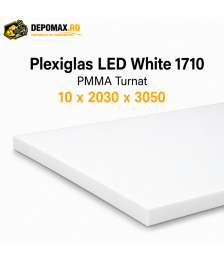 Plexiglas LED White 1710 PMMA turnat 10 x 2030 x 3050 mm